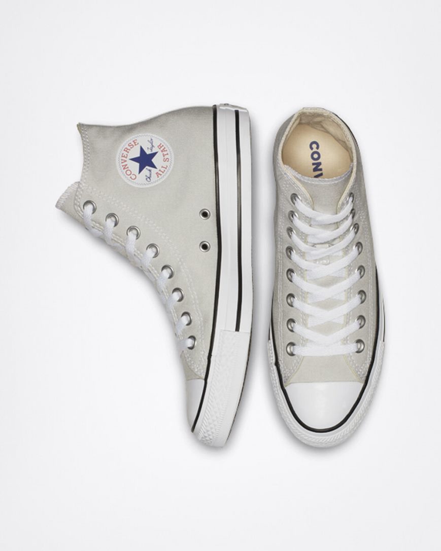 Tenisi Inalti Dama Converse Chuck Taylor All Star Clasici Gri Deschis | RO Q13CRE861